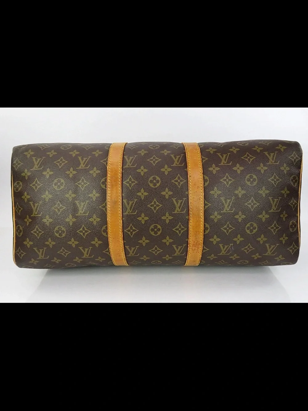 Louis Vuitton Brown Monogram Keepall 50 Travel Duffle